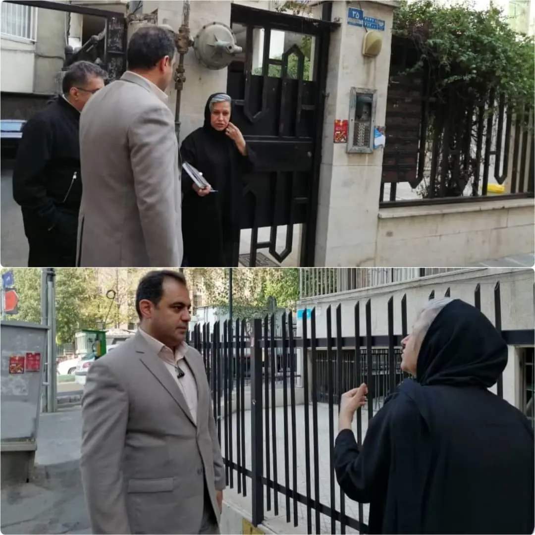 ‍ بازدید میدانی شهردار ناحیه ۴ از محله امیرآباد

