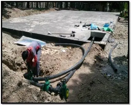 احداث مخزن آب بتنی ۱۸۰۰ متر مکعبی بوستان اقاقیا آغاز شد

