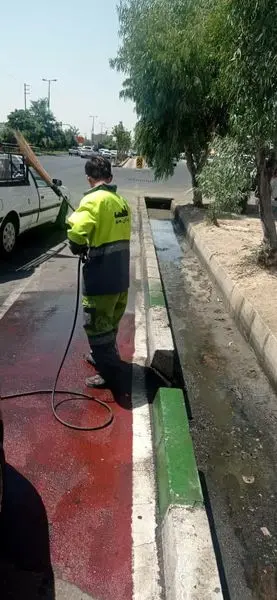 تشریح اقدامات اداره خدمات شهری ناحیه یک منطقه ۲۱ در آخرین هفته تیر ماه