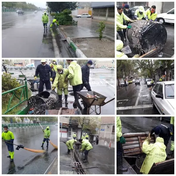 آماده باش کامل اکیپ های اجرایی منطقه۹ 

