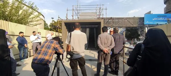 تور بازدید خبرنگاران از پیشرفت پروژه پل های مکانیزه شهر تهران