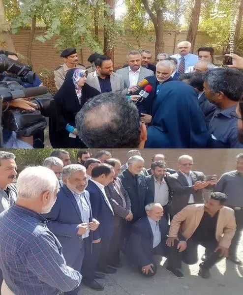 فیلمبرداری یک فیلم با حضور سردار سلیمانی+عکس