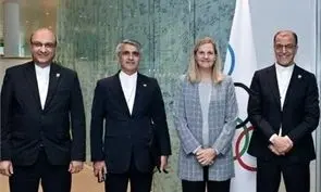 دیدار رئیس کمیته ملی المپیک با رئیس جدید کمیته بین‌المللی المپیک
