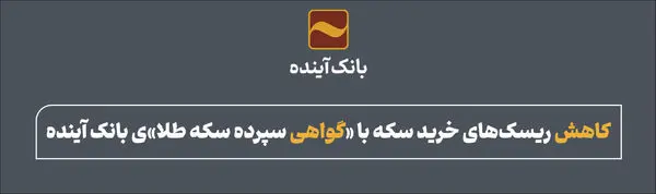 کاهش ریسکهای خرید سکه با «گواهی سپرده سکه طلا»ی بانک آینده