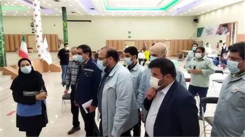 واکسیناسیون کارکنان در شرکت فولاد خوزستان
