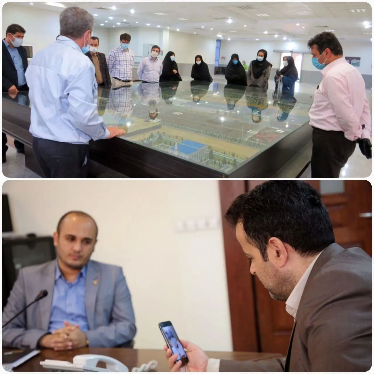 ‍ بازدید جمعی از مدافعان سلامت از مجتمع پردازش و دفع آرادکوه

