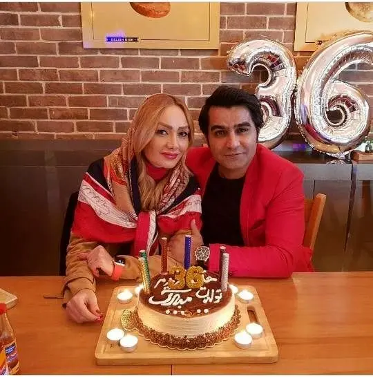 بازیگر مشهور سریال پرطرفدار رمضان در تولد همسرش+عکس