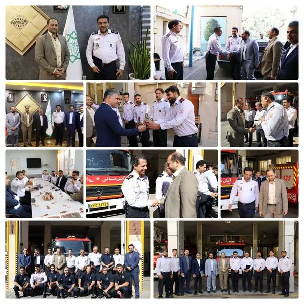 تقدیر از مدیر عامل سازمان آتش نشانی به مناسبت روز آتش نشان در منطقه ۳