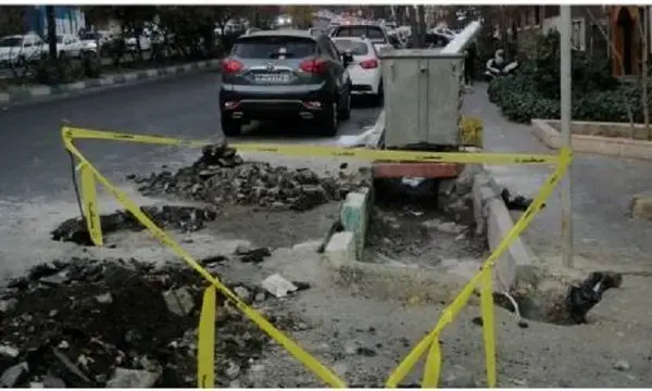 معابر محله سعادت‌آباد رفع خطر شد

