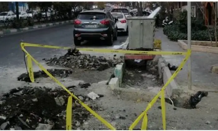 معابر محله سعادت‌آباد رفع خطر شد

