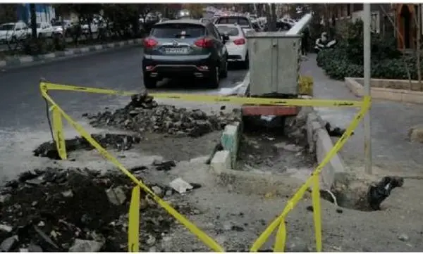 معابر محله سعادت‌آباد رفع خطر شد

