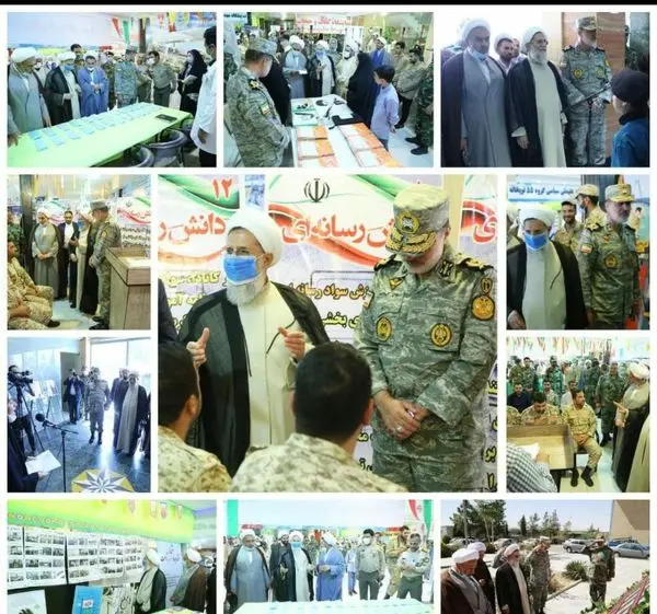 بازدید ریاست عقیدتی سیاسی ارتش  جمهوری اسلامی ایران از نمایشگاه دستاوردهای علمی و تحقیقاتی و عملیاتی بیت المقدس