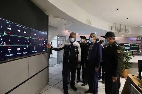 بازدید رییس پلیس پیشگیری ناجا از متروی تهران
