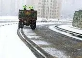 نیروهای خدمات شهری منطقه 19در پی آغاز بارش برف در آماده باش قرار دارند