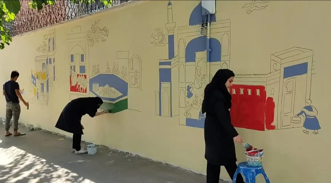  " نقش مهر" بر دیوارهای مدارس پایتخت می نشیند