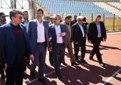 بازدید وزیر ورزش از ورزشگاه ده هزار نفری فوتبال سبزوار