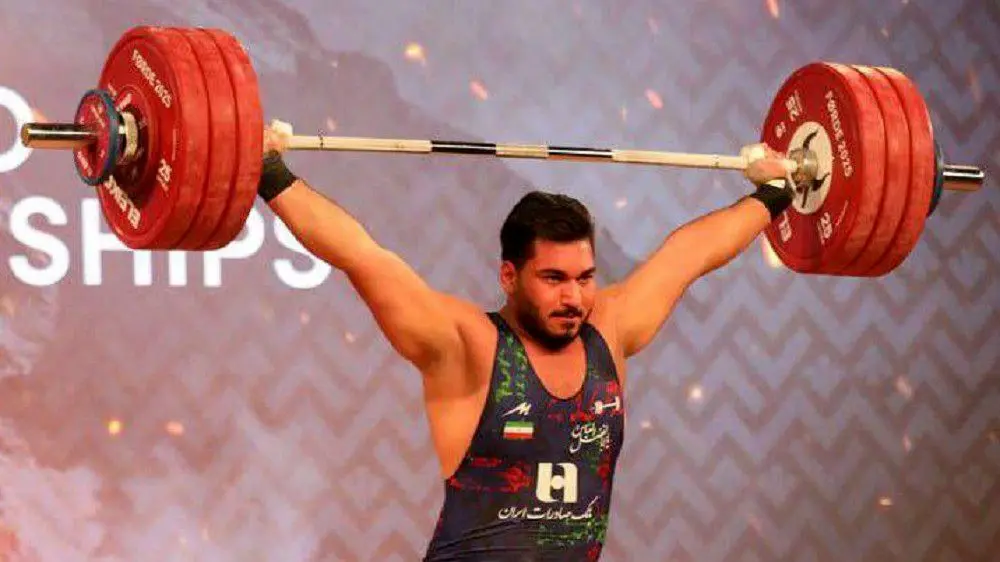 علیرضا نصیری چهارمین وزنه‌بردار با سنگین‌ترین مهار