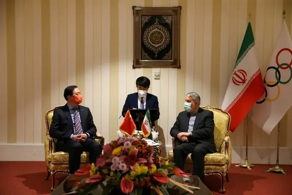 صالحی امیری: هدف ما گسترش مناسبات ورزشی با چین است
