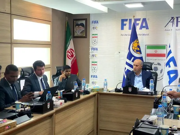 جلسه نمایندگان AFC با رییس فدراسیون فوتبال ایران