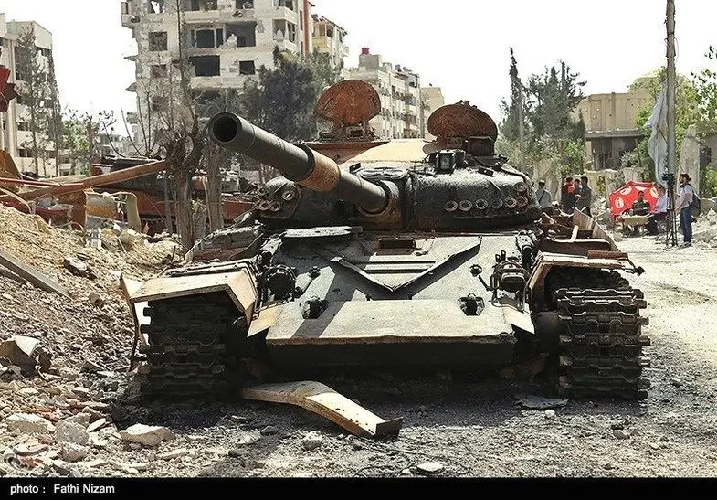 شهر دوما پس از آزادسازی از دست تروریست ها+عکس