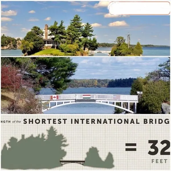 کوتاه‌ترین پل بین دو کشور+عکس