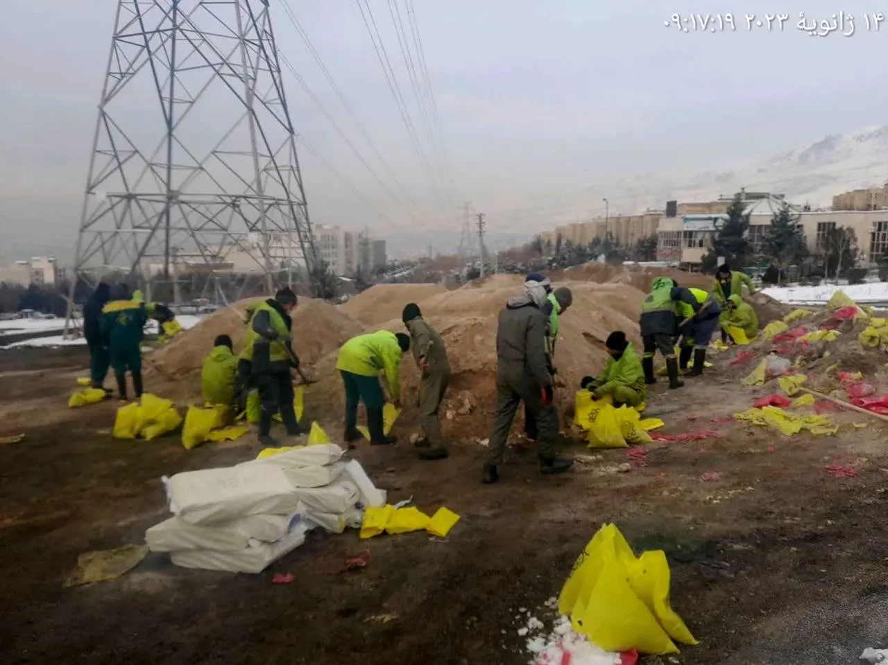 معابر شمال تهران پس از پایان بارش برف مورد پایش مجدد قرار گرفت

