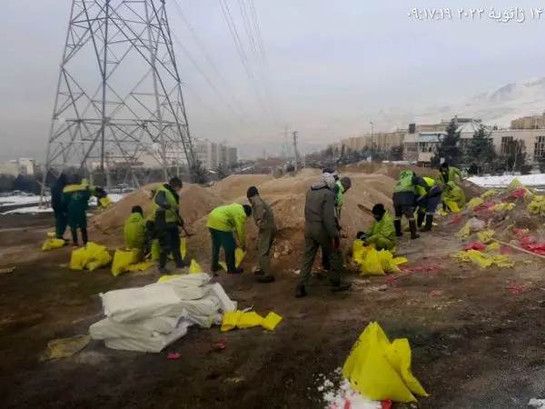 معابر شمال تهران پس از پایان بارش برف مورد پایش مجدد قرار گرفت