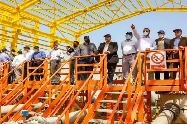 بازدید رییس سازمان حراست صنعت نفت از طرح ملی گوره - جاسک