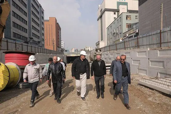 107 روز مانده به اتمام پروژه احداث تونل-زیرگذر استاد معین