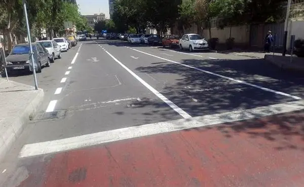 اجرای بیش از ۶ هزار متر طول خط‌کشی محوری

