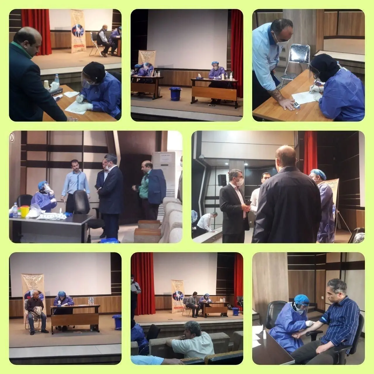 اجرای طرح غربالگری کارکنان شهرداری منطقه ۱۵  

