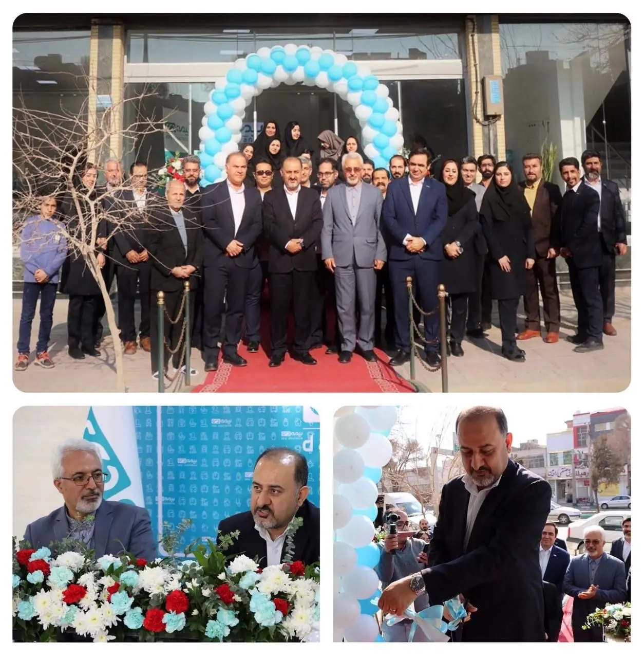 ساختمان‌ جدید بیمه دی در یزد افتتاح شد