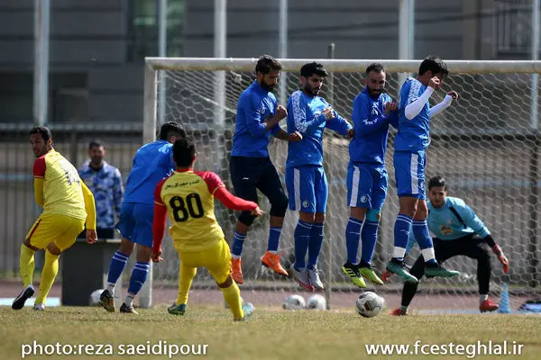 گزارش تصویری دیدار دوستانه استقلال و گل ریحان