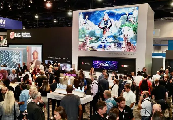 ایجاد محیط های Real-World توسط الجی به منظور نمایش فناوریهای جدید خود در نمایشگاه InfoComm 2022