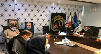 برگزاری مراسم زیارت عاشورا به مناسبت شهادت حضرت فاطمه (س) و سالگرد شهادت حاج قاسم سلیمانی