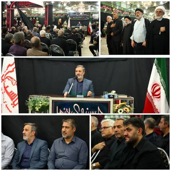 تجلیل شهردار منطقه۱۲ از خدمات متولیان حسینیه کربلایی ها در ایام محرم