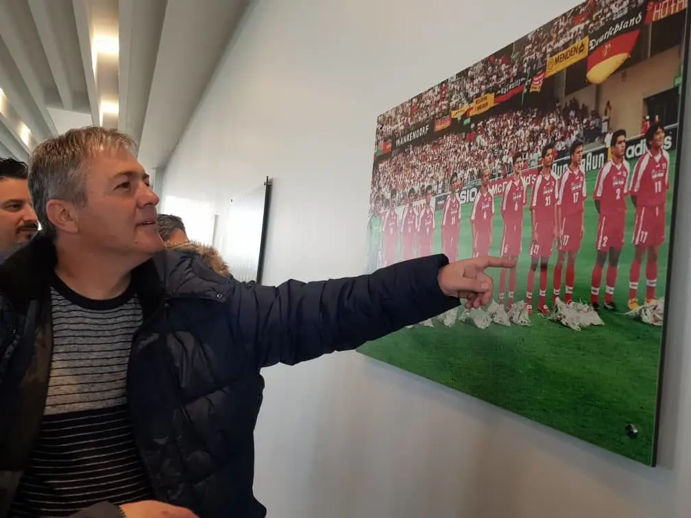 بازدید سرمربی تیم ملی فوتبال ایران از مرکز ملی فوتبال