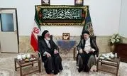 رئیس جمهور منتخب با آیت‌الله سعیدی دیدار کرد

