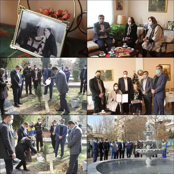 دیدار شهردار منطقه۶ با خانواده شهید ارمنی طومانیان