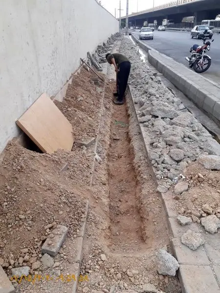 توسعه شبکه آبرسانی فضاها ی سبز شهری منطقه 4 پایتخت