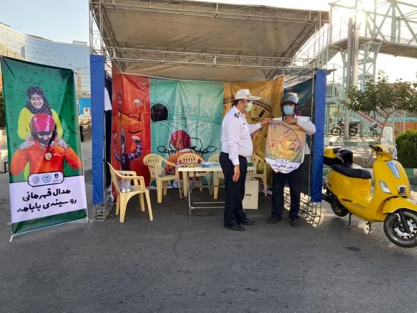 دومین  مانور موتور سوار خوب در منطقه 2 برگزار شد