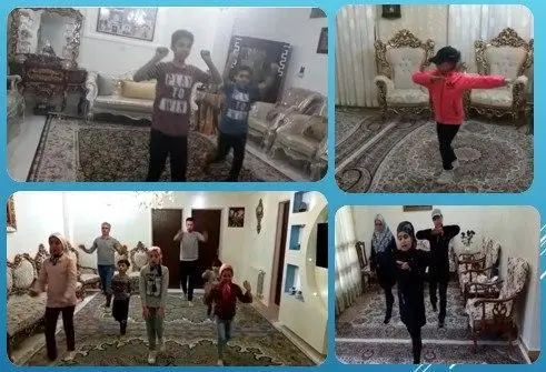 برگزاری مسابقه بزرگ ایروبیک مجازى در منطقه15