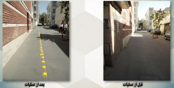 نصب بیش از 23 هزار رفلکتور در محدوده منطقه 13