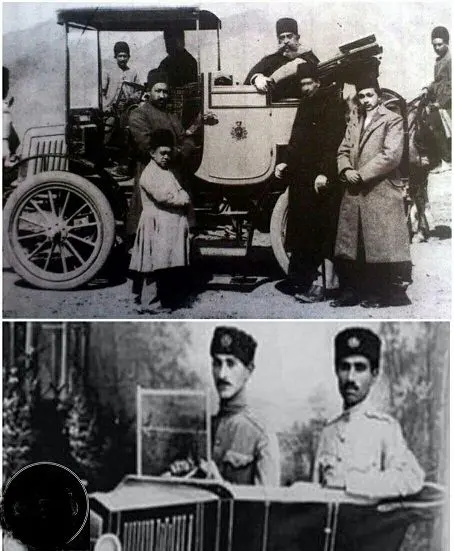 شوفر پادشاه قاجار +عکس