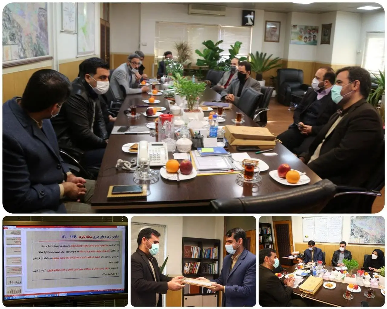 نشست هم اندیشی شهردار منطقه 15 با رییس مرکز مطالعات و برنامه ریزی شهر تهران