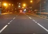 مبلمان شهری بزرگراه شهید صدر رنگ آمیزی شد