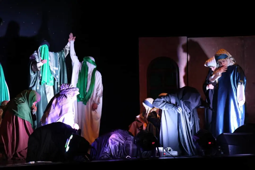 مراسم سوگواری بانوی بی حرم در منطقه 7

