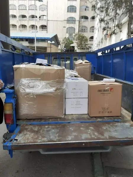 اهدای تجهیزات پزشکی و بسته های فرهنگی به بیمارستان های فعال