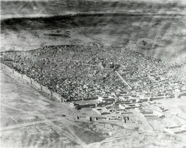 تصویر قدیمی از شهر نجف و مرقد مطهر‌ امام علی(ع)+عکس