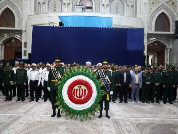 تجدید میثاق اعضای قرارگاه فهمیده سپاه محمد رسول الله با آرمان های والای بنیانگذار انقلاب اسلامی